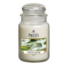 Price&#39;s White Musk Large Jar Candle