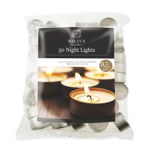 Baltus 8 Hour Long Burn White Tealights (Pack of 50)