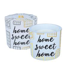 Bomb Cosmetics Home Sweet Home Wrapped Jar Candle