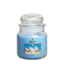 Price's Cotton Powder Medium Jar Candle