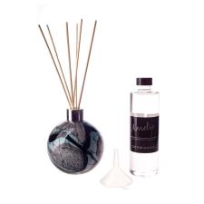 Amelia Art Glass Arctic Storm Reed Diffuser Gift Set 