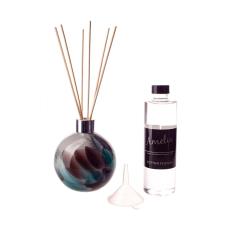 Amelia Art Glass Blue Dynasty Reed Diffuser Gift Set 