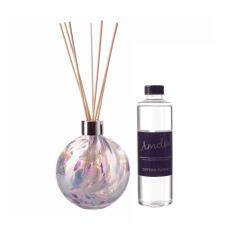 Amelia Art Glass Pink & Blue Reed Diffuser Gift Set 