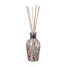 Amelia Art Glass Grey & White Iridescence Dome Reed Diffuser