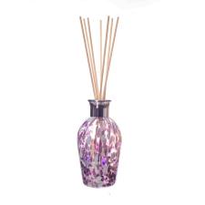 Amelia Art Glass Violet & Pink Iridescence Dome Reed Diffuser