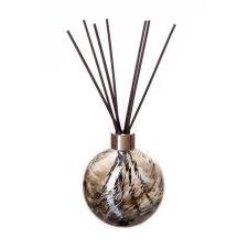 Amelia Art Glass Grey Iridescence Sphere Reed Diffuser