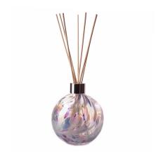 Amelia Art Glass Pink & Blue Iridescence Sphere Reed Diffuser