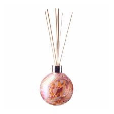 Amelia Art Glass Violet, Peach & White Sphere Reed Diffuser