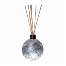 Amelia Art Glass White, Sage & Blue Sphere Reed Diffuser