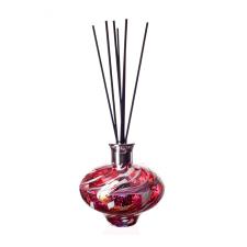 Amelia Art Glass Red, Pink & White Oval Reed Diffuser
