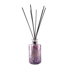 Amelia Art Glass White, Pink & Violet Tall Cylinder Reed Diffuser