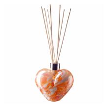 Amelia Art Glass Pink, Peach & White Heart Reed Diffuser