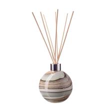 Amelia Art Glass Smoked Meadows Sphere Reed Diffuser