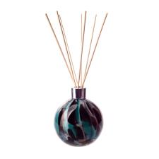 Amelia Art Glass Blue Dynasty Sphere Reed Diffuser