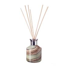 Amelia Art Glass Smoked Meadows Cylinder Reed Diffuser