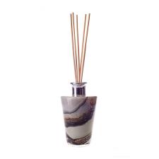 Amelia Art Glass Smoked Meadows Medium Conical Reed Diffuser