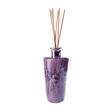 Amelia Art Glass Violet Marble Large Conical Reed Diffuser