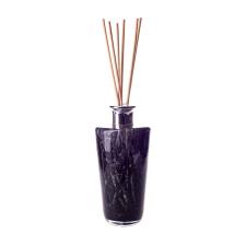 Amelia Art Glass Black Marble Large Conical Reed Diffuser