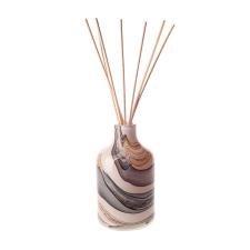 Amelia Art Glass Smoked Meadows Apothecary Reed Diffuser