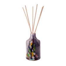 Amelia Art Glass Grey Inferno Apothecary Reed Diffuser