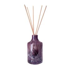 Amelia Art Glass Violet Marble Apothecary Reed Diffuser