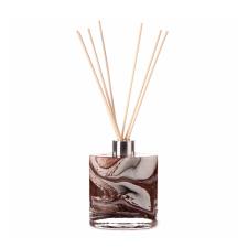 Amelia Art Glass Carnelian Marble Ellipse Reed Diffuser