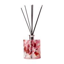Amelia Art Glass Pink, Red & White Large Ellipse Reed Diffuser
