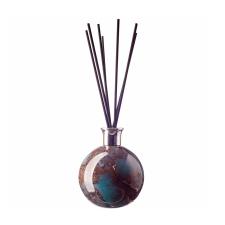 Amelia Art Glass Stormy Sky Large Sphere Reed Diffuser