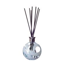 Amelia Art Glass Cerulean Sky Large Sphere Reed Diffuser