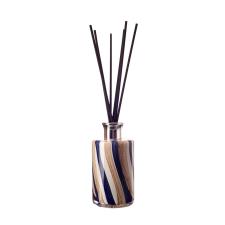 Amelia Art Glass Naval Oak Medium Tall Cylinder Reed Diffuser