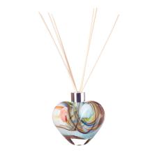 Amelia Art Glass Oceanic Rainbow Heart Reed Diffuser