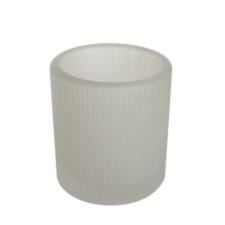 Price's Frosted Glass Tealight & Votive Holder