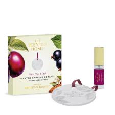 Ashleigh & Burwood Velvet Plum & Oud Hanging Ceramic