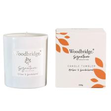 Woodbridge Amber & Sandalwood Boxed Tumbler Candle