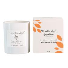 Woodbridge Peach Blossom &amp; Vanilla Boxed Tumbler Candle