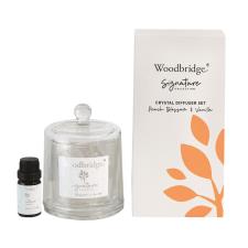 Woodbridge Peach Blossom &amp; Vanilla Crystal Oil Diffuser Set