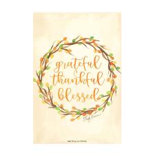 Willowbrook Grateful Thankful Blessed Large Scented Sachet