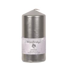 Woodbridge Siler Metallic Pillar Candle 15cm x 7cm