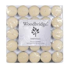 Woodbridge Ivory Unscented Tealights (Pack of 50)