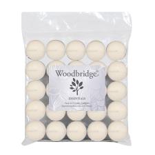 Woodbridge Ivory Unscented Long Burn Tealights (Pack of 25)