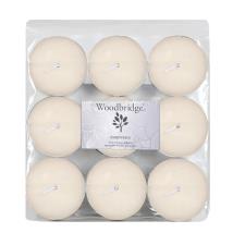 Woodbridge Ivory Unscented Maxi Tealights (Pack of 9)