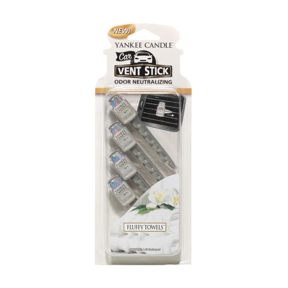 Yankee Candle Fluffy Towels™ Smart Scent Vent Sticks (1207038E