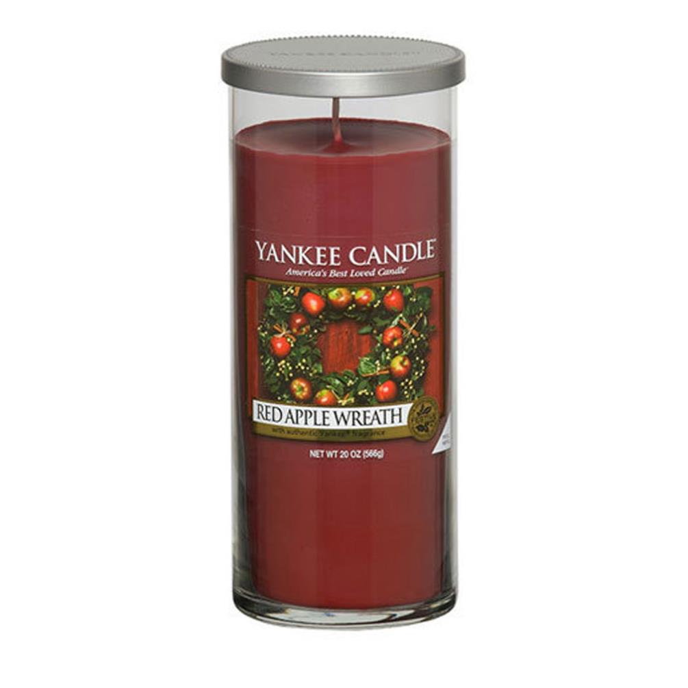 Yankee Candle Red Apple Wreath Large Pillar Candle (1253132E) Candle