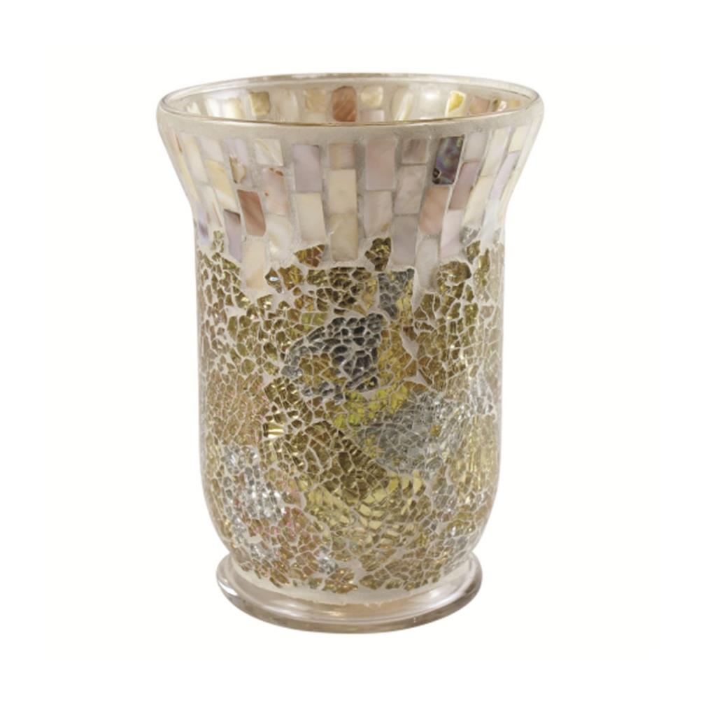 Yankee Candle Gold & Pearl Crackle Large Jar Holder (1521495) - Candle