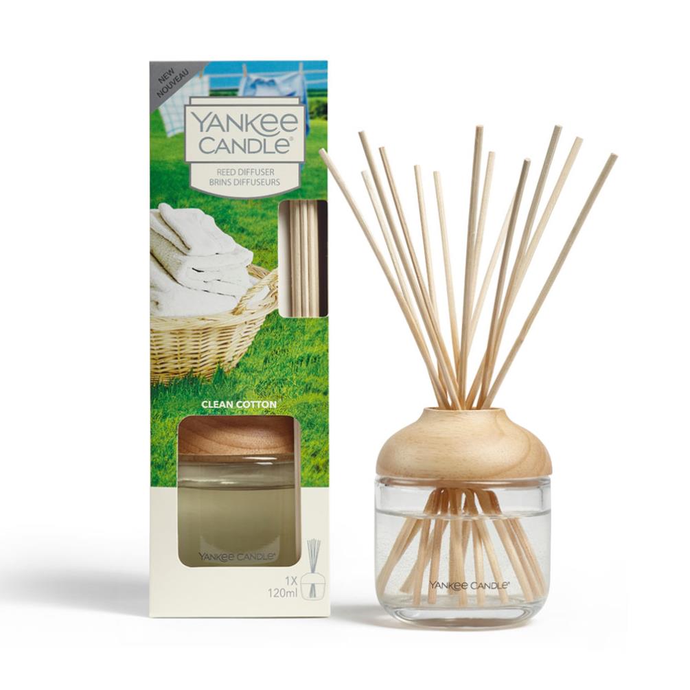 Yankee Candle Clean Cotton Reed Diffuser (1625214E) - Candle Emporium