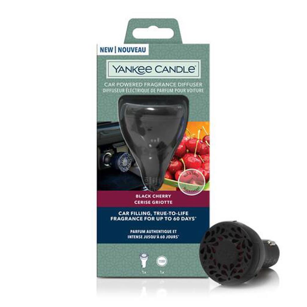 Yankee Candle Black Cherry Car Powered Fragrance Diffuser Kit (1627741E