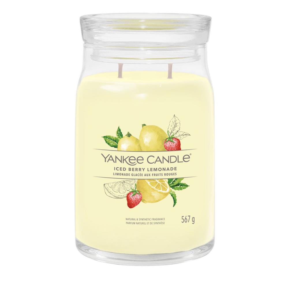 Yankee Candle Iced Berry Lemonade Large Jar (1629983E) - Candle Emporium