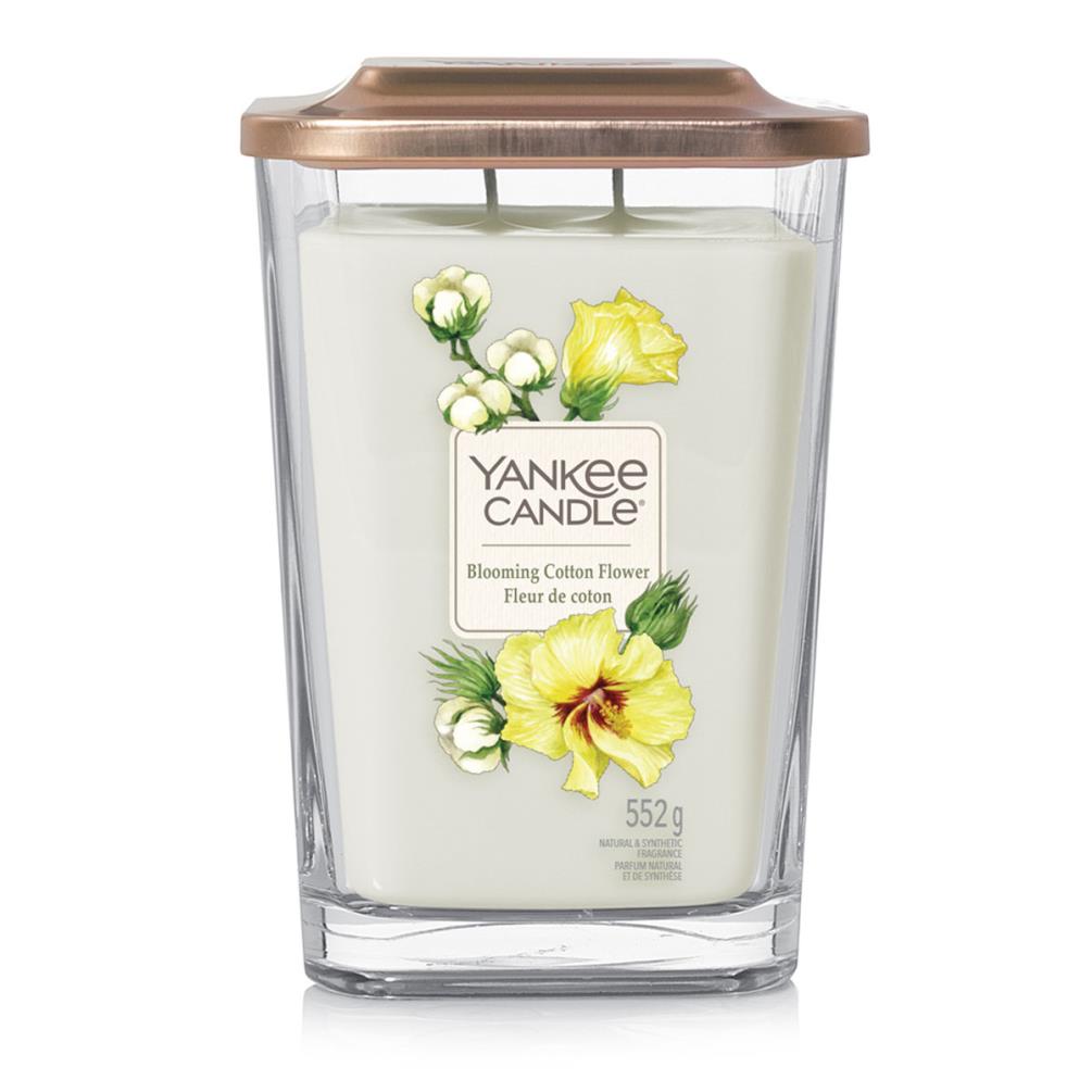 Yankee Candle Blooming Cotton Flower Elevation Large Jar Candle (1631644E)  - Candle Emporium