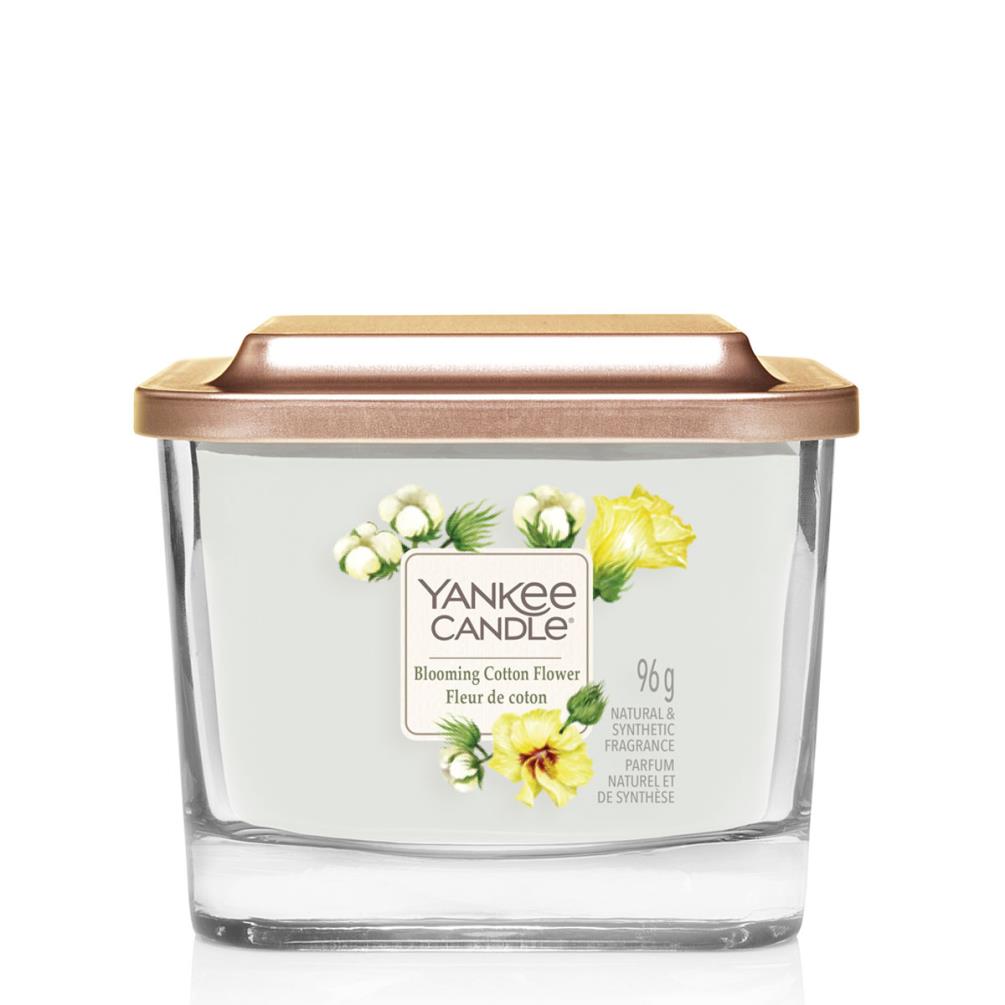 Yankee Candle Blooming Cotton Flower Elevation Small Jar Candle (1631646E)  - Candle Emporium