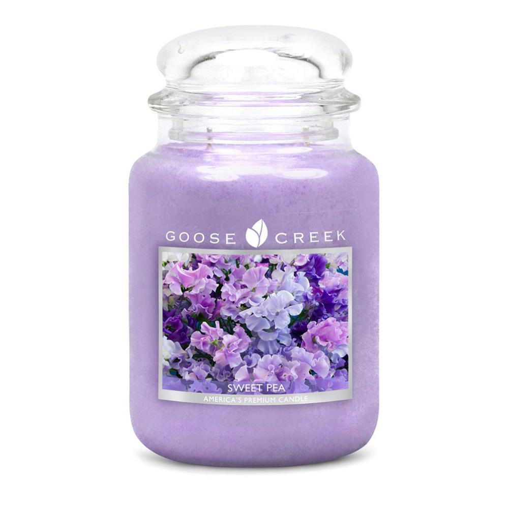 Goose Creek Sweet Pea Large Jar Candle (ES26493) - Candle Emporium